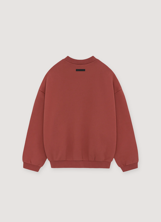 Essentials Fleece Crewneck Crimson