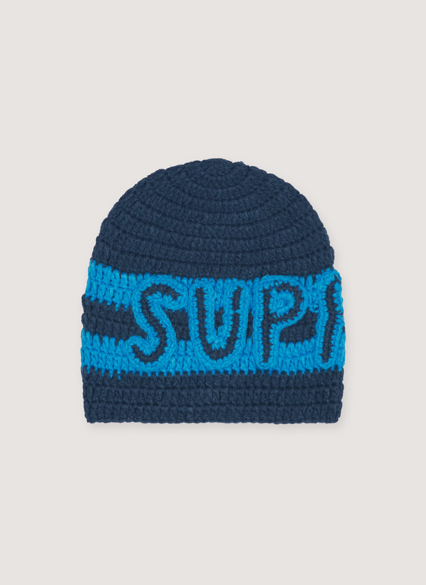 Supreme Crochet Logo Beanie Crochet Logo Beanie - Authenticated Beanies | Pieces Los Angeles