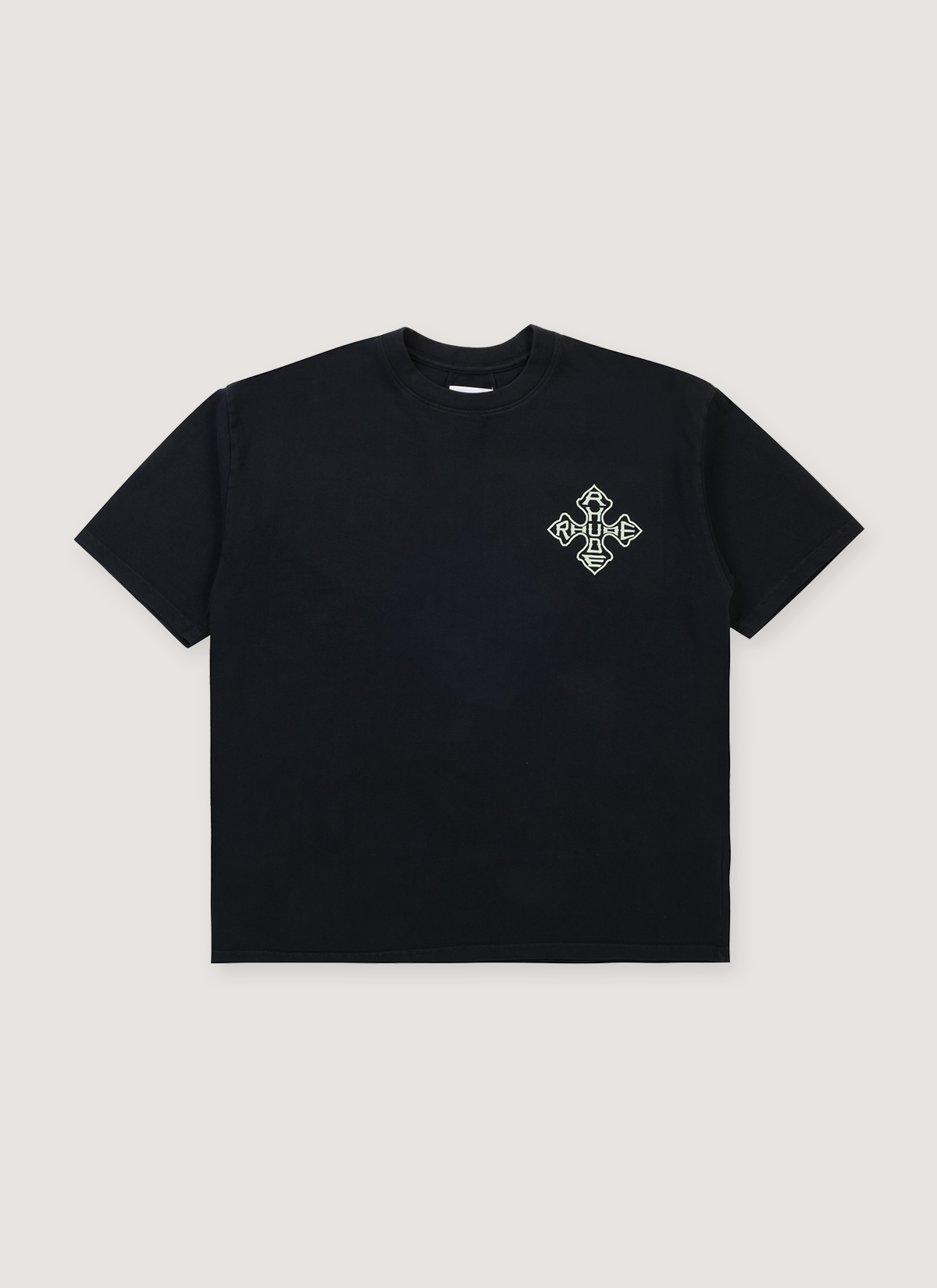 Rhude Cross Tee Vintage Black