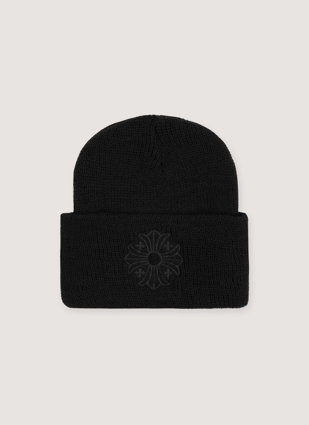 Chrome Hearts Watch Cap CH Plus Beanie Wool Tonal Black