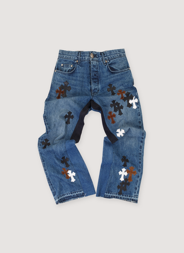 Chrome Hearts Gallery Dept. Cross Denim (Pre-Owned) Gallery Dept. Cross Denim (Pre-Owned) - Authenticated Jeans | Pieces Los Angeles