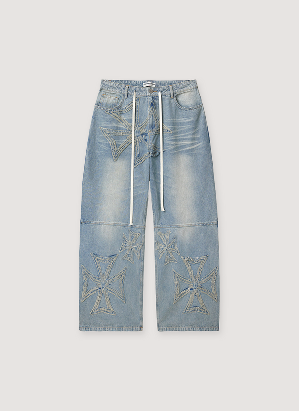 Vale Forever Croxxx Denim Blue Croxxx Denim Blue - Authenticated Jeans | Pieces Los Angeles