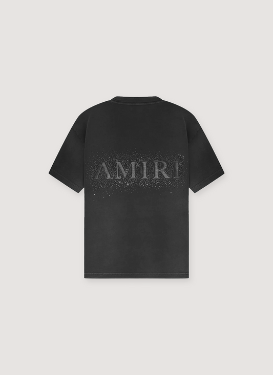 Amiri Crystal Burst Tee Faded Black