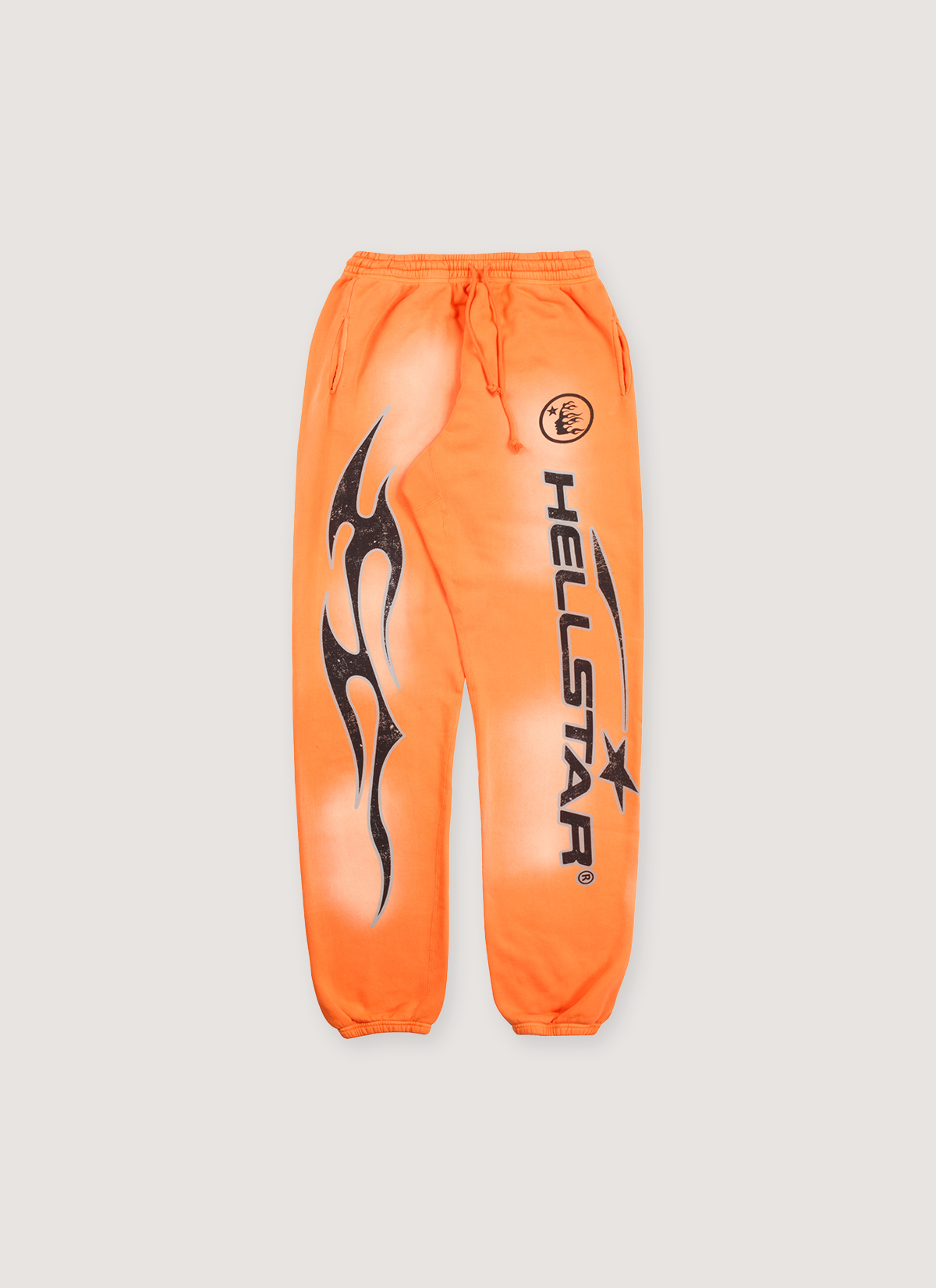 Hellstar Halloween Flame Sweatpants Fire Orange