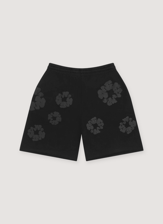 Denim Tears Mono Wreath Sweatshorts Black