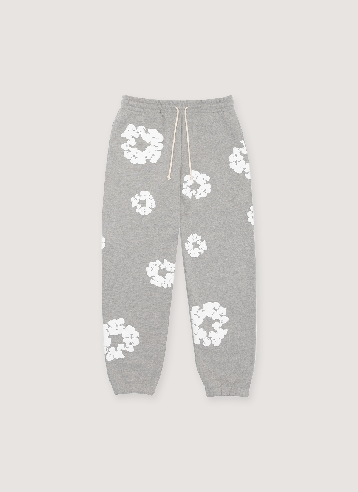 Denim Tears Cotton Wreath Sweatpants Grey Denim Tears Cotton Wreath Sweatpants Grey - Image 1 | Authenticated at Pieces Los Angeles