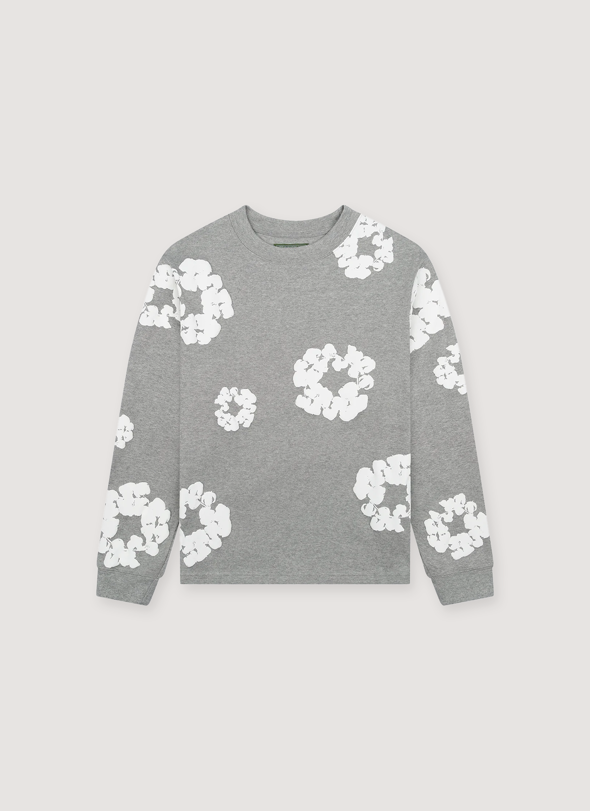 Denim Tears Cotton Wreath Long Sleeve Grey
