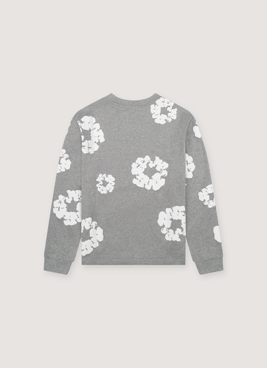 Denim Tears Cotton Wreath Long Sleeve Grey