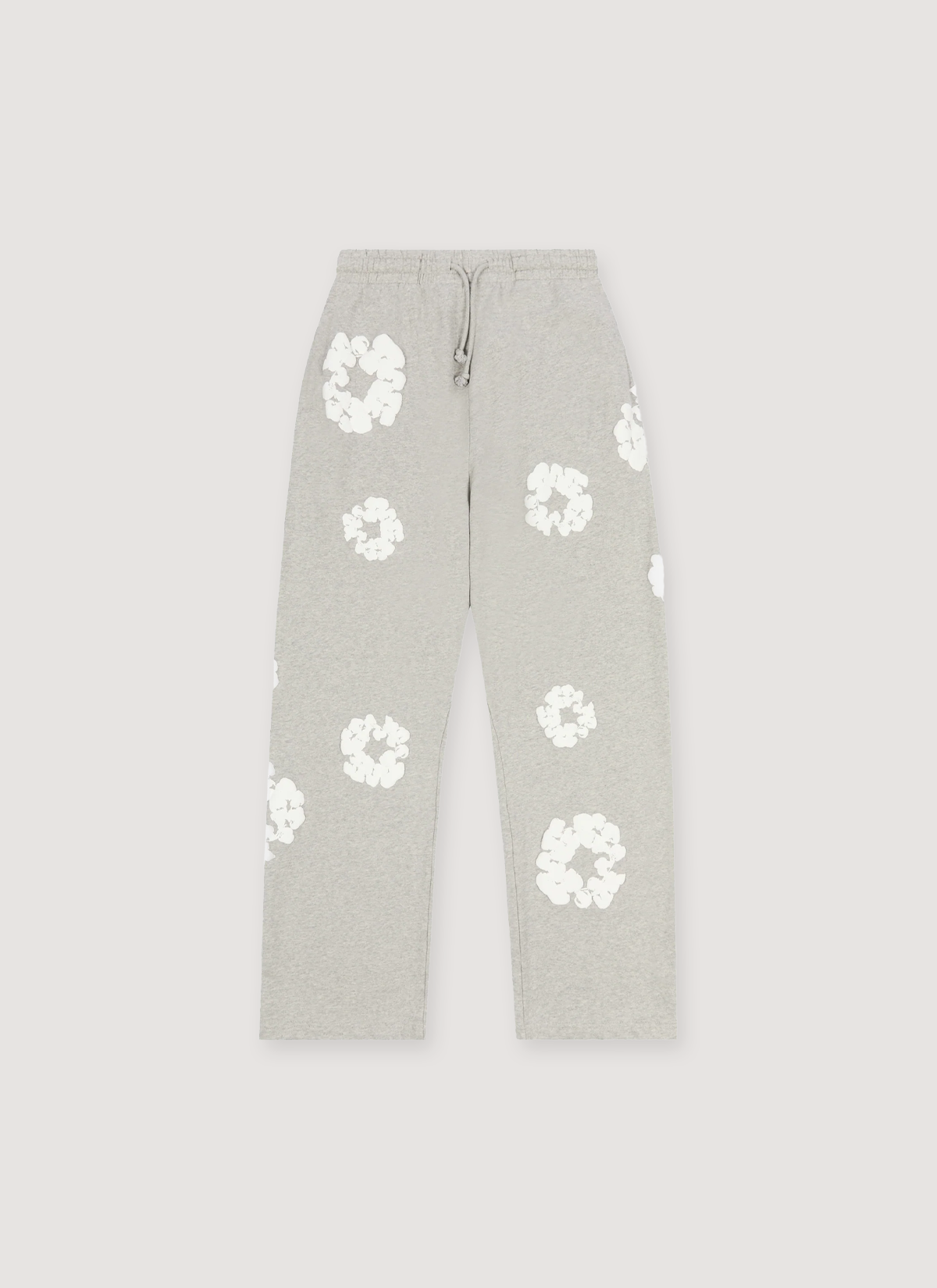 Denim Tears Cotton Wreath Open Hem Sweatpants Grey