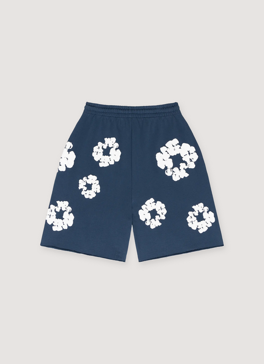 Denim Tears Cotton Wreath Sweatshorts Navy
