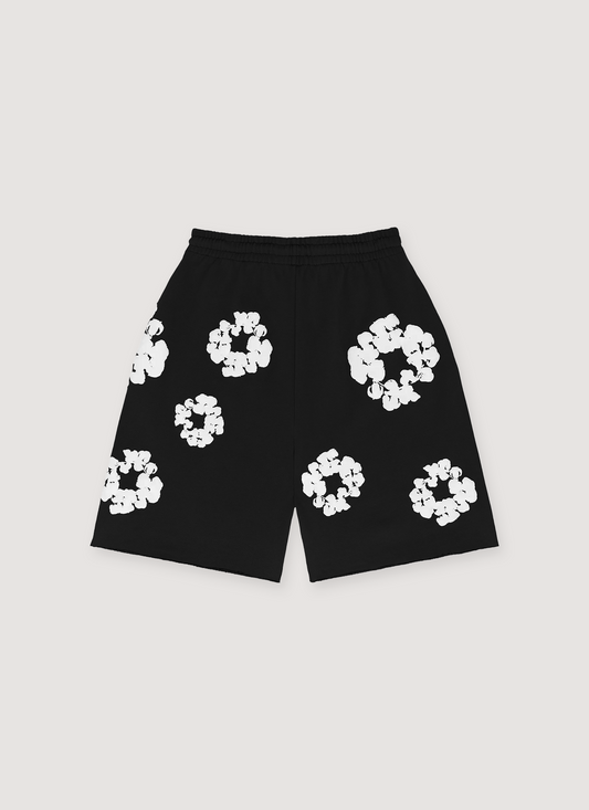 Denim Tears Cotton Wreath Sweatshorts Black