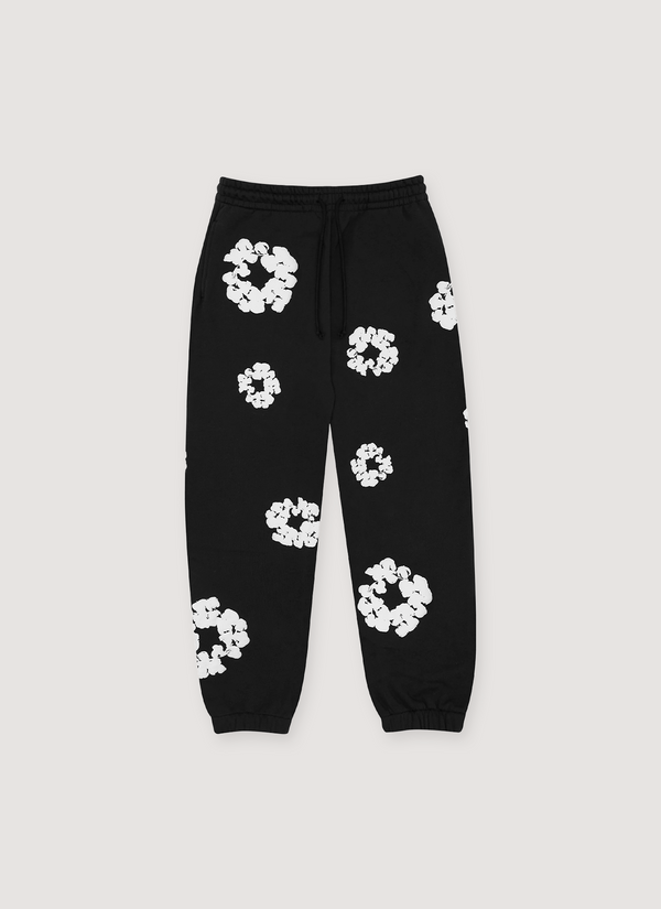 Denim Tears Cotton Wreath Sweatpants Black Cotton Wreath Sweatpants Black - Authenticated Sweatpants | Pieces Los Angeles