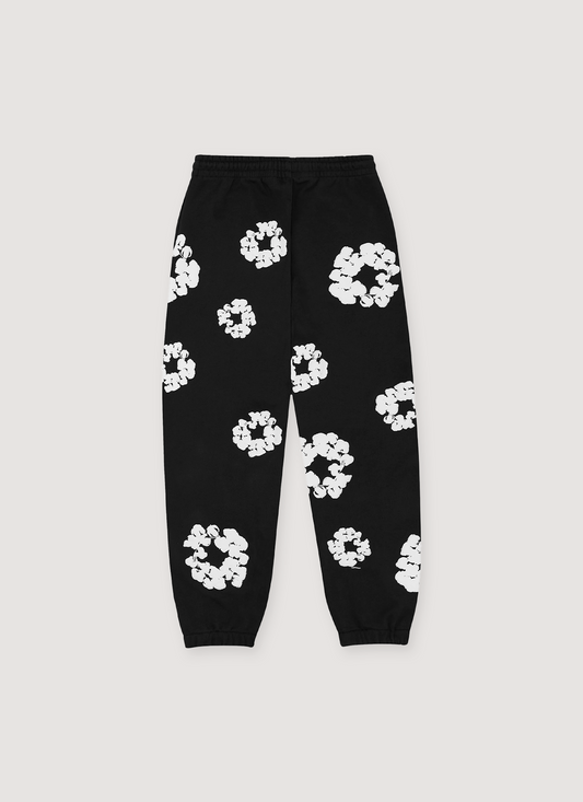 Denim Tears Cotton Wreath Sweatpants Black