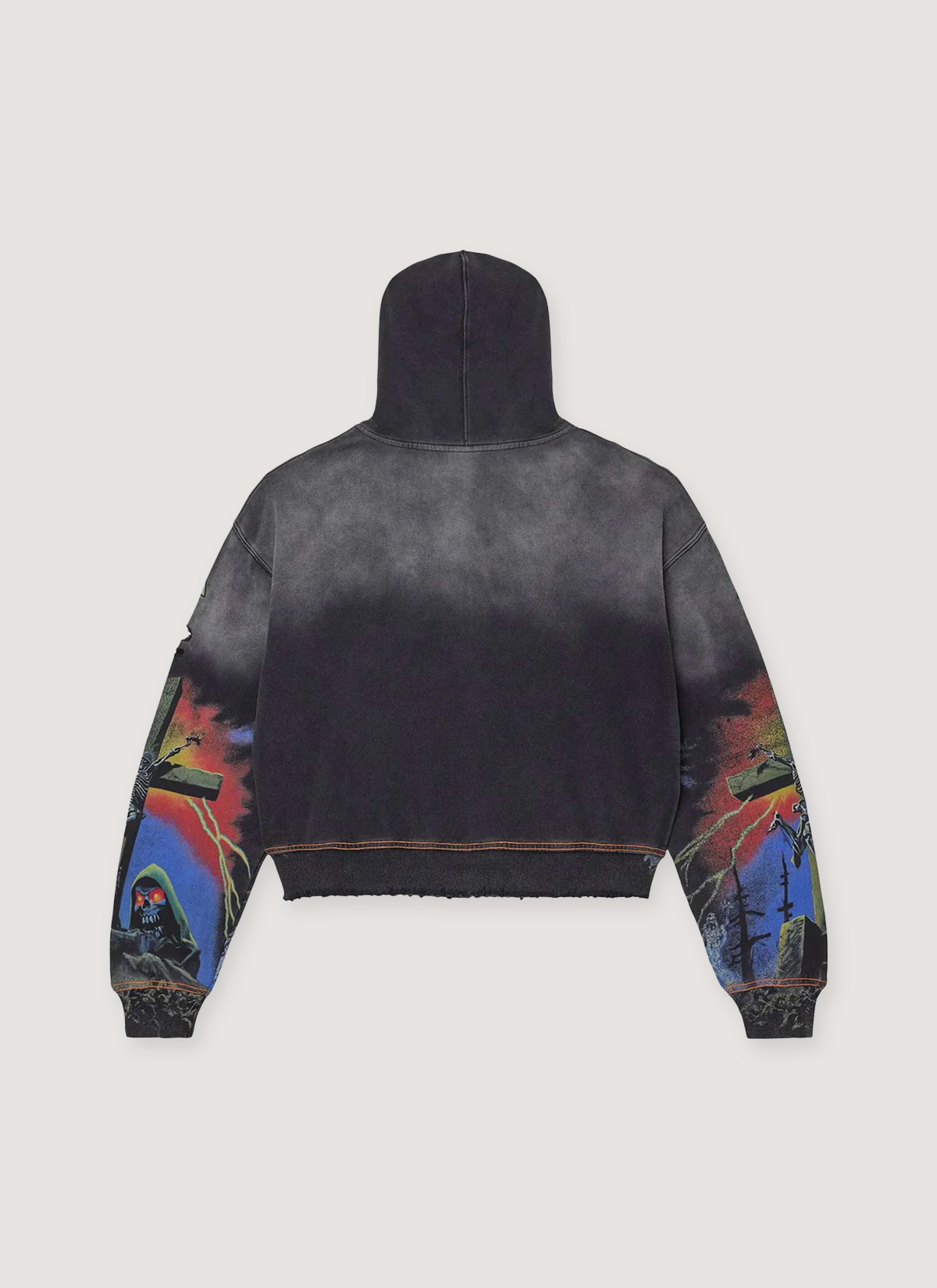 Vale Forever Damned Big Zip Up Sweatshirt Vale Forever Damned Big Zip Up Sweatshirt - Image 3 | Authenticated at Pieces Los Angeles