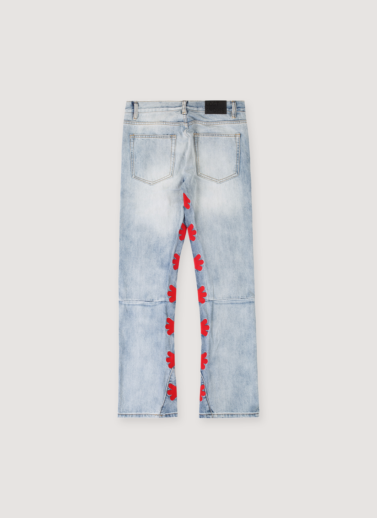 lostshdws デニム28 Lost SHDWS Denim Blue Red – PIECES