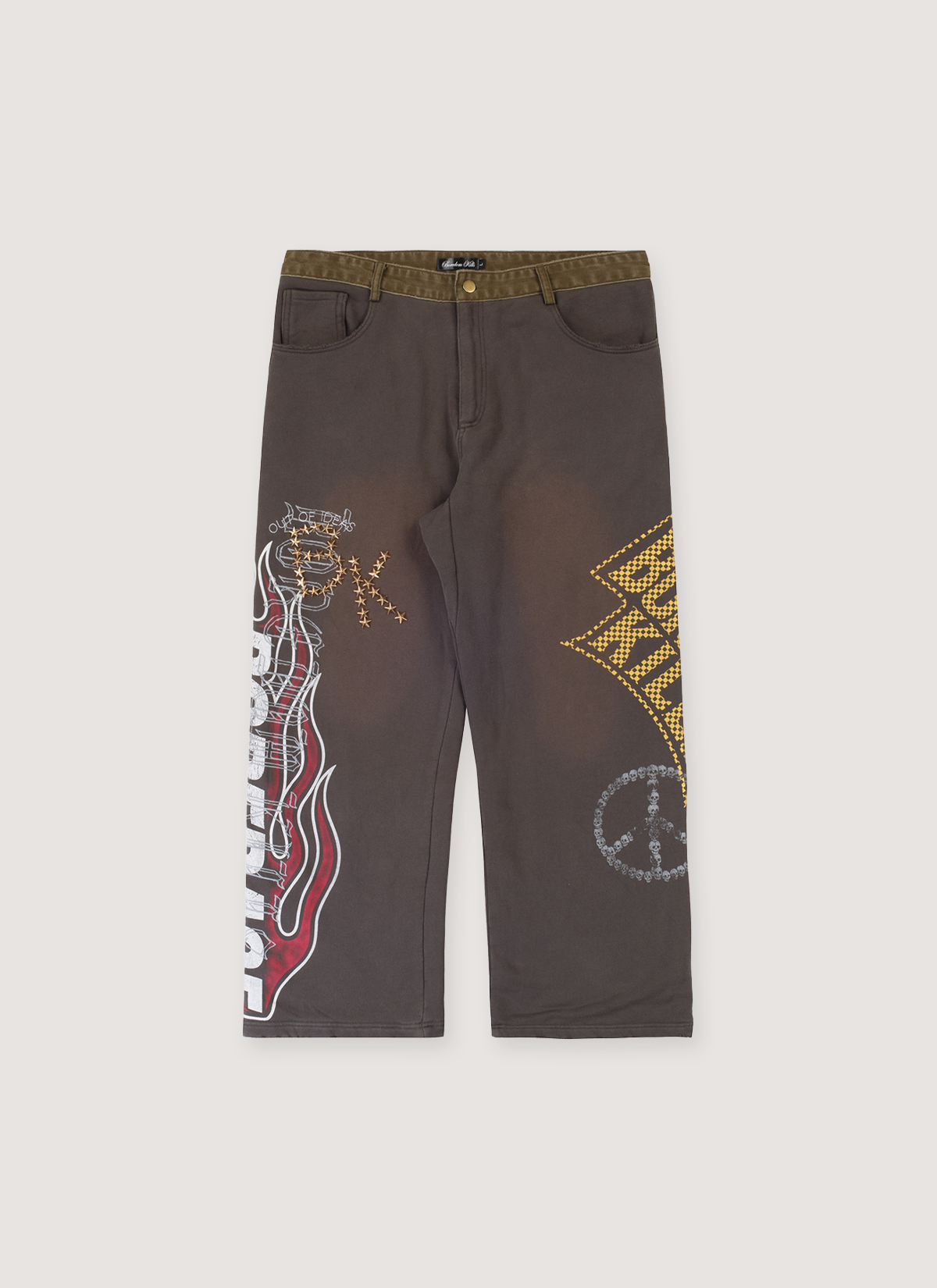 Denim Sweatpants Olive