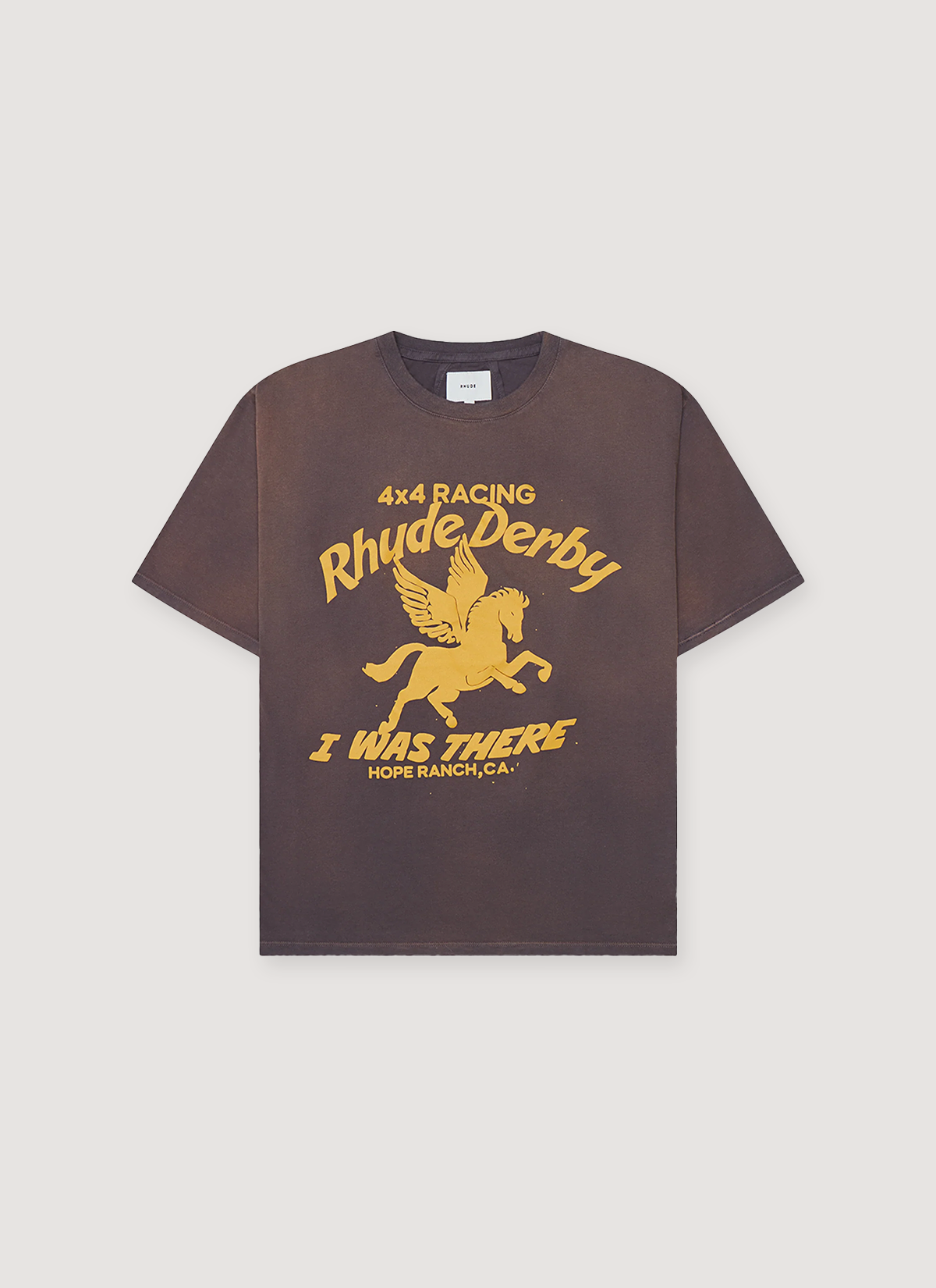Rhude Derby Tee Vintage Grey Rhude Derby Tee Vintage Grey - Image 1 | Authenticated at Pieces Los Angeles