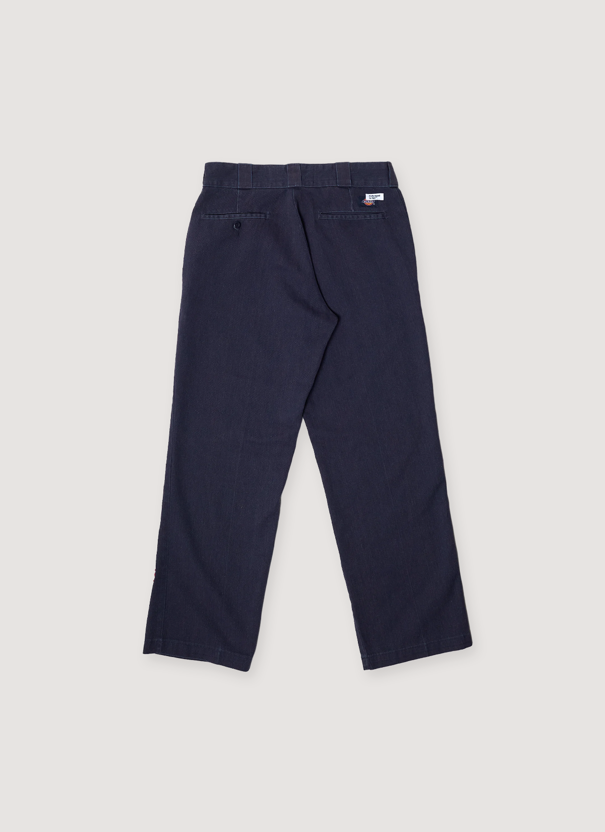 Paly Hollywood Complex Exclusive Dickies Rework Work Pants Navy, back view Paly Hollywood Complex Exclusive Dickies Rework Work Pants Navy - Image 2 | Authenticated at Pieces Los Angeles