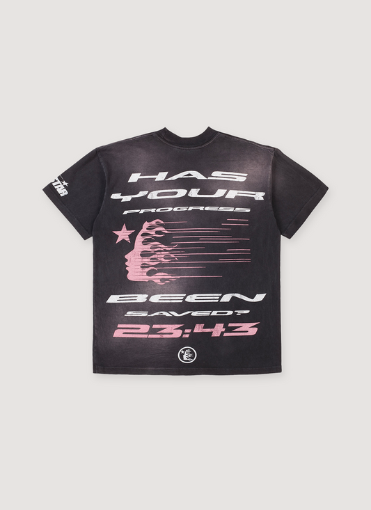 Hellstar Digital Jesus Short Sleeve Tee Black