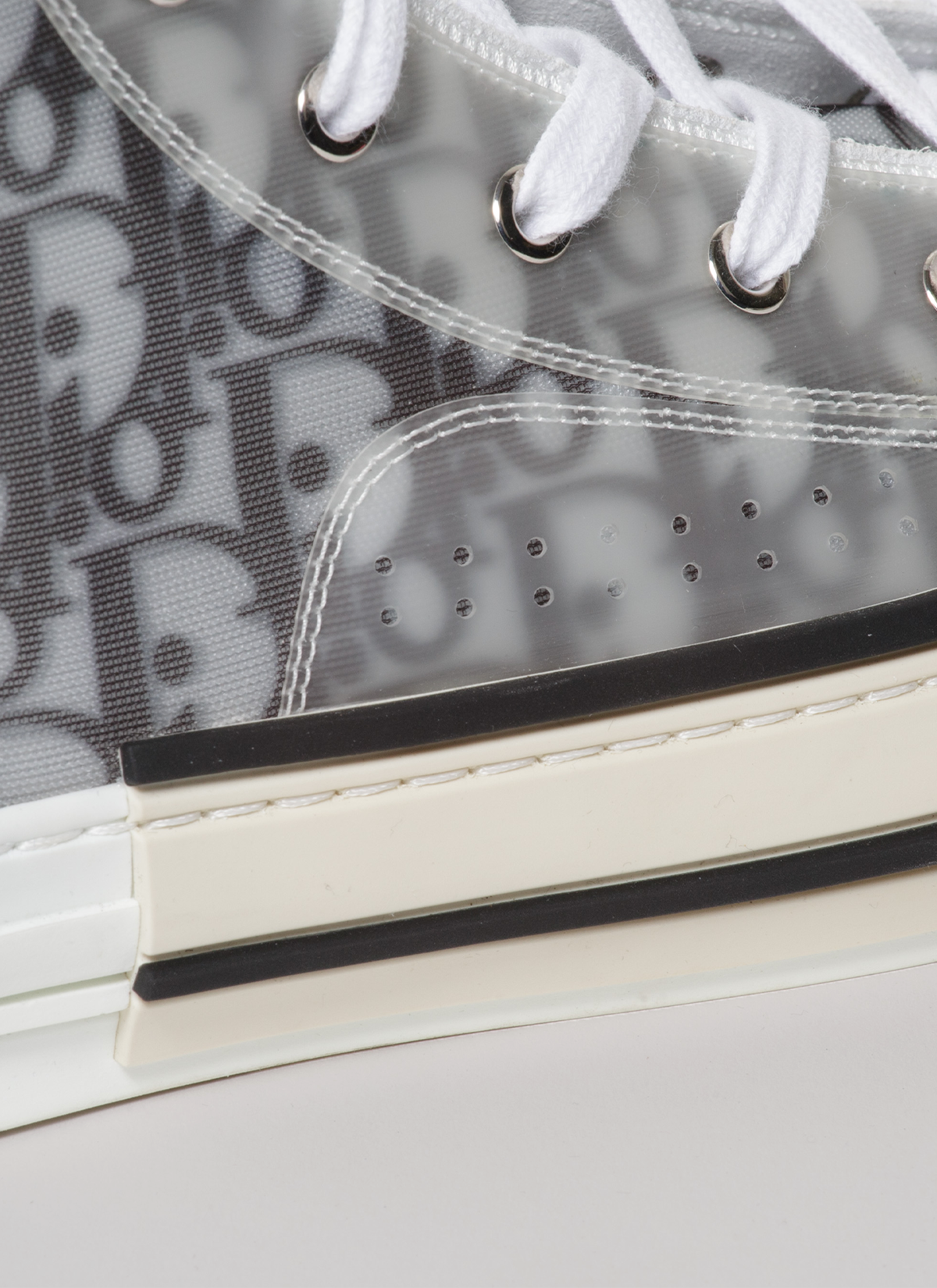 Dior B23 High Top Sneaker Oblique Canvas (Pre-Owned) Dior B23 High Top Sneaker Oblique Canvas (Pre-Owned) - Image 3 | Authenticated at Pieces Los Angeles