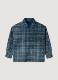 HMDD Disco Flannel Blue Green HMDD Disco Flannel Blue Green - Image 1 | Authenticated at Pieces Los Angeles