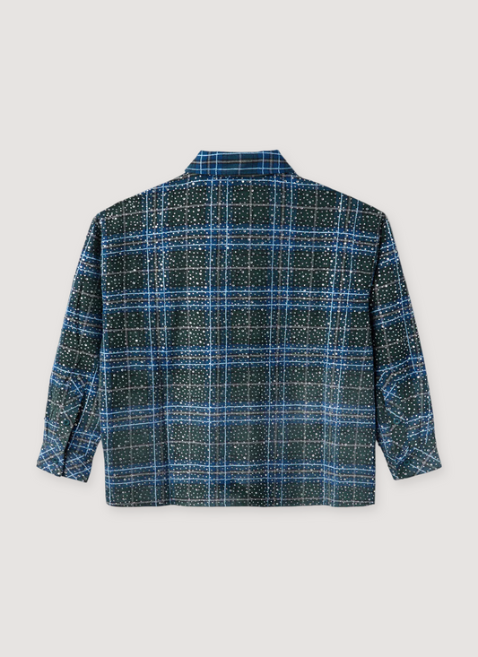 HMDD Disco Flannel Blue Green