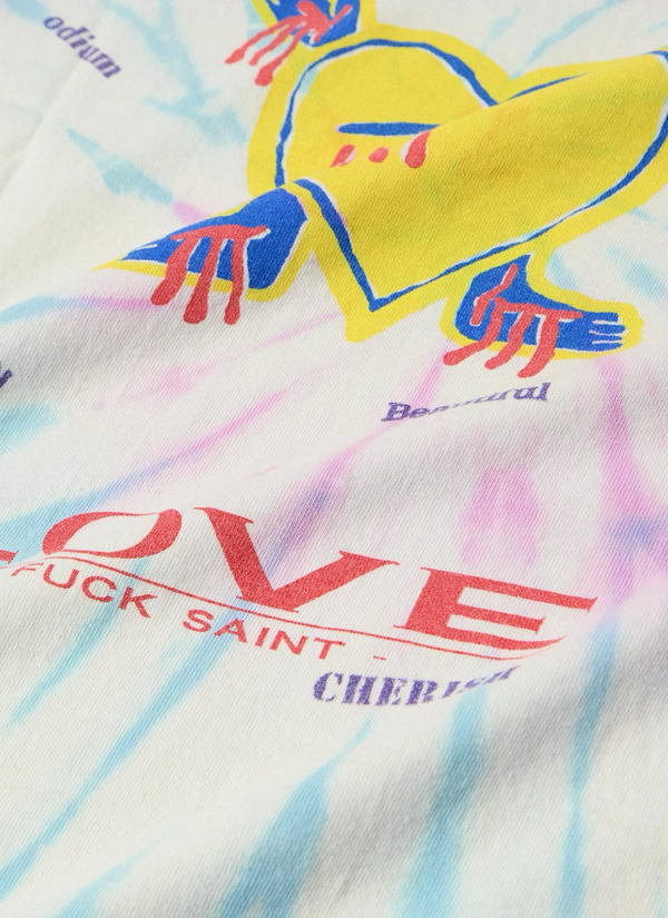 Saint Michael LASTMAN DOOM WRLD Tee Tie Dye alternate view - Shop at Pieces Los Angeles