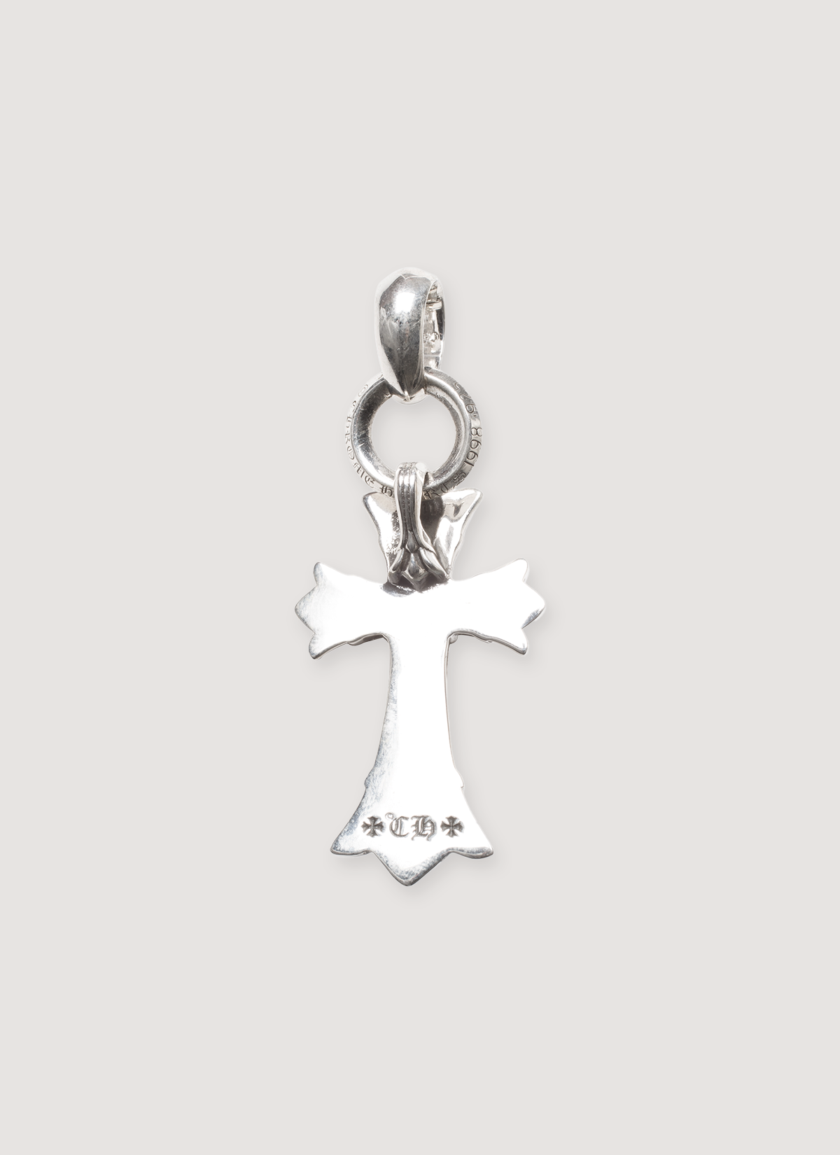 Chrome Hearts Large Double Cross With Bale Pendant Silver | PIECES Chrome Hearts Large Double Cross With Bale Pendant Silver | PIECES