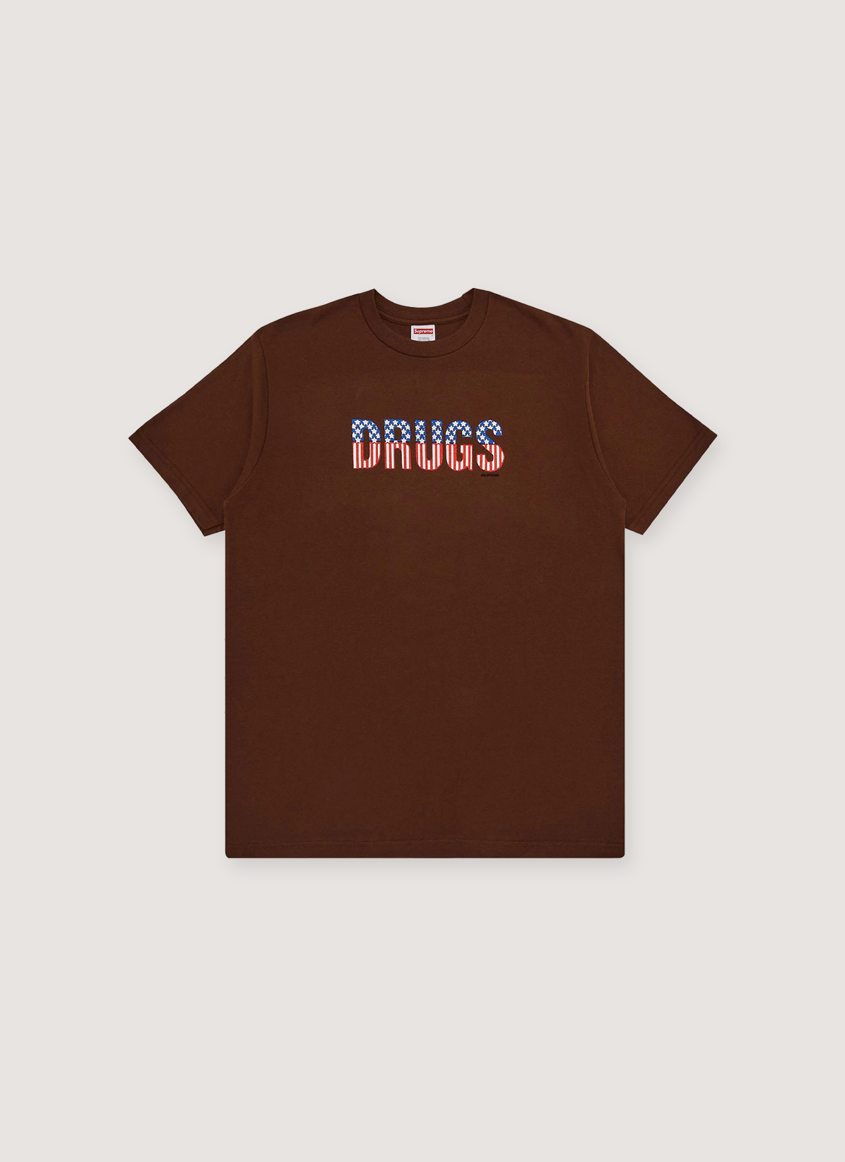 Supreme Drugs Tee Brown Supreme Drugs Tee Brown - Image 1 | Authenticated at Pieces Los Angeles