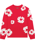 Denim Tears Cotton Wreath Long Sleeve Red