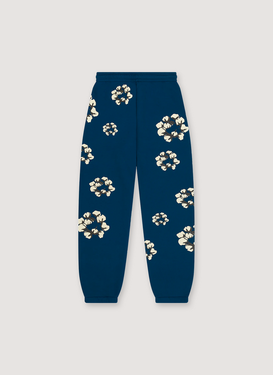 Denim Tears x CPFM Cactus Tears Wreath Sweatpants Navy