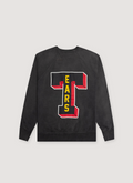 Saint Michael Denim Tears Crew Sweater Vintage Black Saint Michael Denim Tears Crew Sweater Vintage Black - Image 2 | Authenticated at Pieces Los Angeles