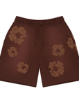 Denim Tears Mono Cotton Wreath Sweatshorts Brown