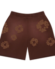 Denim Tears Mono Cotton Wreath Sweatshorts Brown