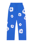 Denim Tears Cotton Wreath Open Hem Sweatpants Blue