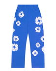 Denim Tears Cotton Wreath Open Hem Sweatpants Blue