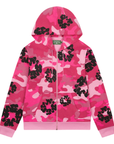 Denim Tears Cotton Wreath Zip Sweatshirt Pink Camo