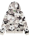 Denim Tears Cotton Wreath Zip Sweatshirt Snow Camo