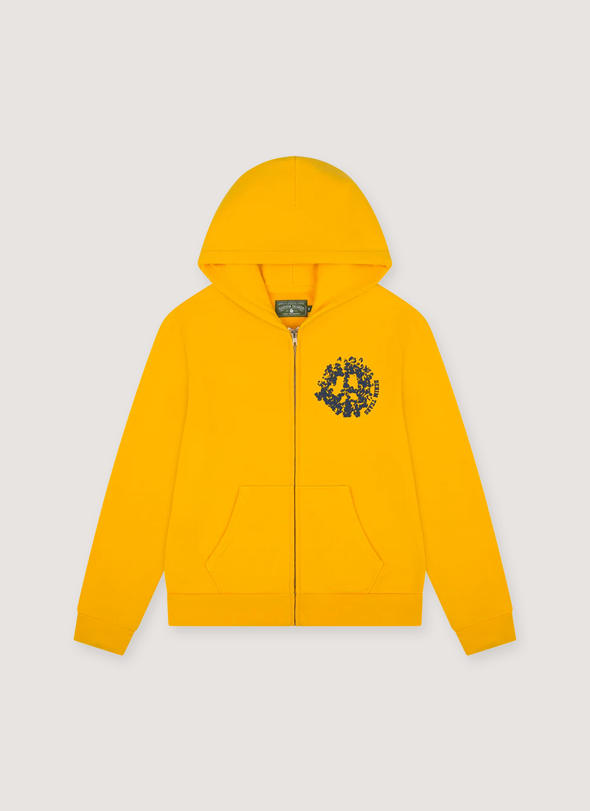 Denim Tears Denim University Zip Hoodie Yellow