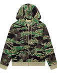 Denim Tears Cotton Wreath Zip Sweatshirt Camo