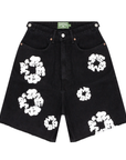 Denim Tears Cotton Wreath Jean Short Black