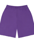 Denim Tears University Sweat Shorts Purple Gold