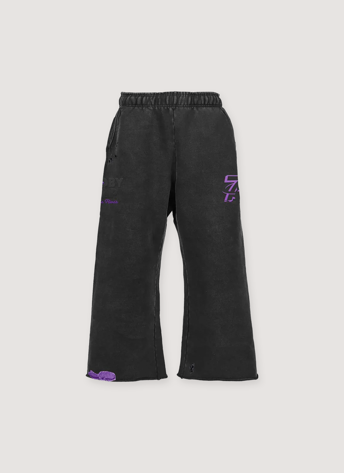Trap Logo Dual Sweatpants Black