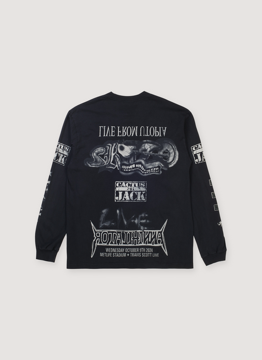 Travis Scott Eidol Long Sleeve Black