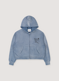 Eifles HH Zip Up Sweatshirt Vintage Blue Eifles HH Zip Up Sweatshirt Vintage Blue - Image 1 | Authenticated at Pieces Los Angeles