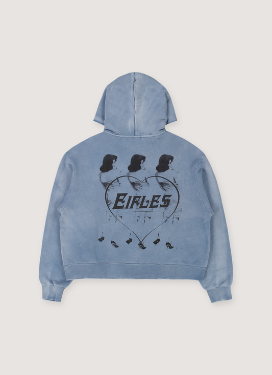 Eifles HH Zip Up Sweatshirt Vintage Blue