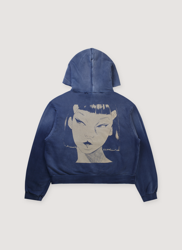 Eifles Lana Sweatshirt Vintage Blue alternate view - Shop at Pieces Los Angeles