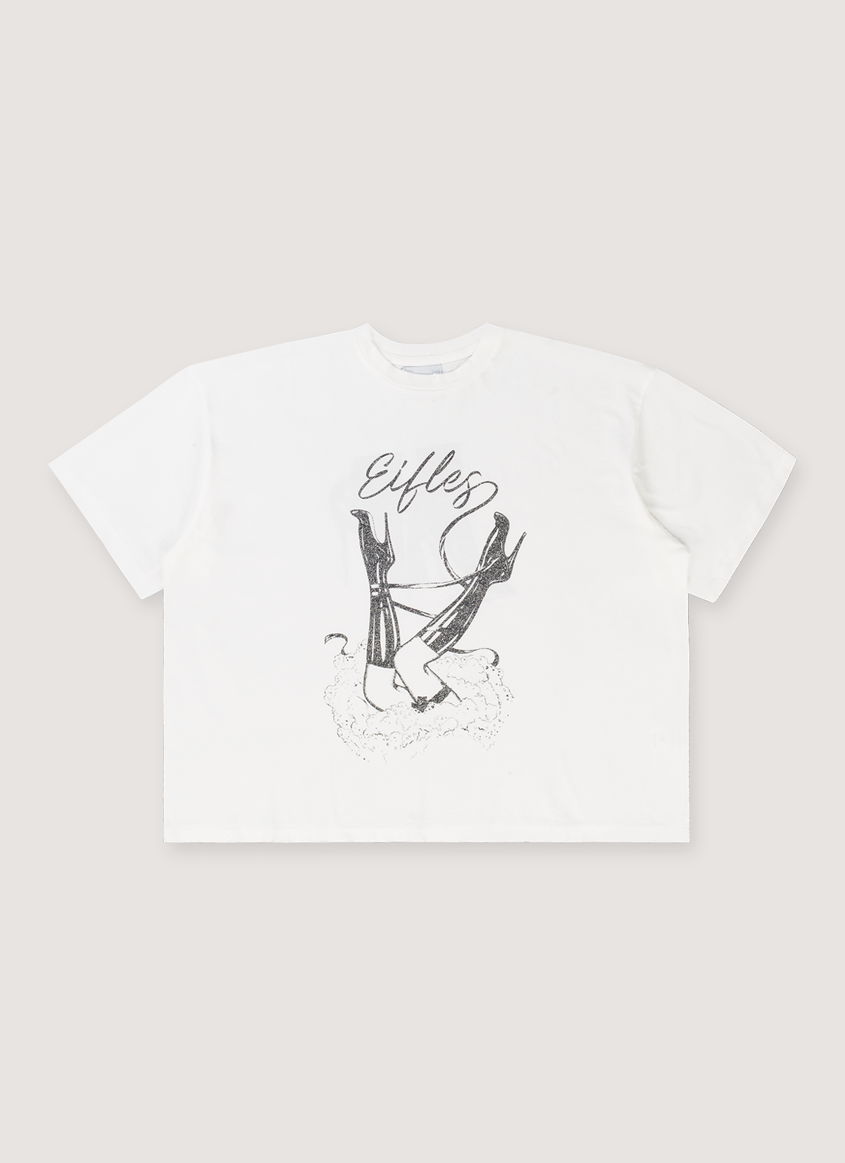 Eifles Heels Tee White