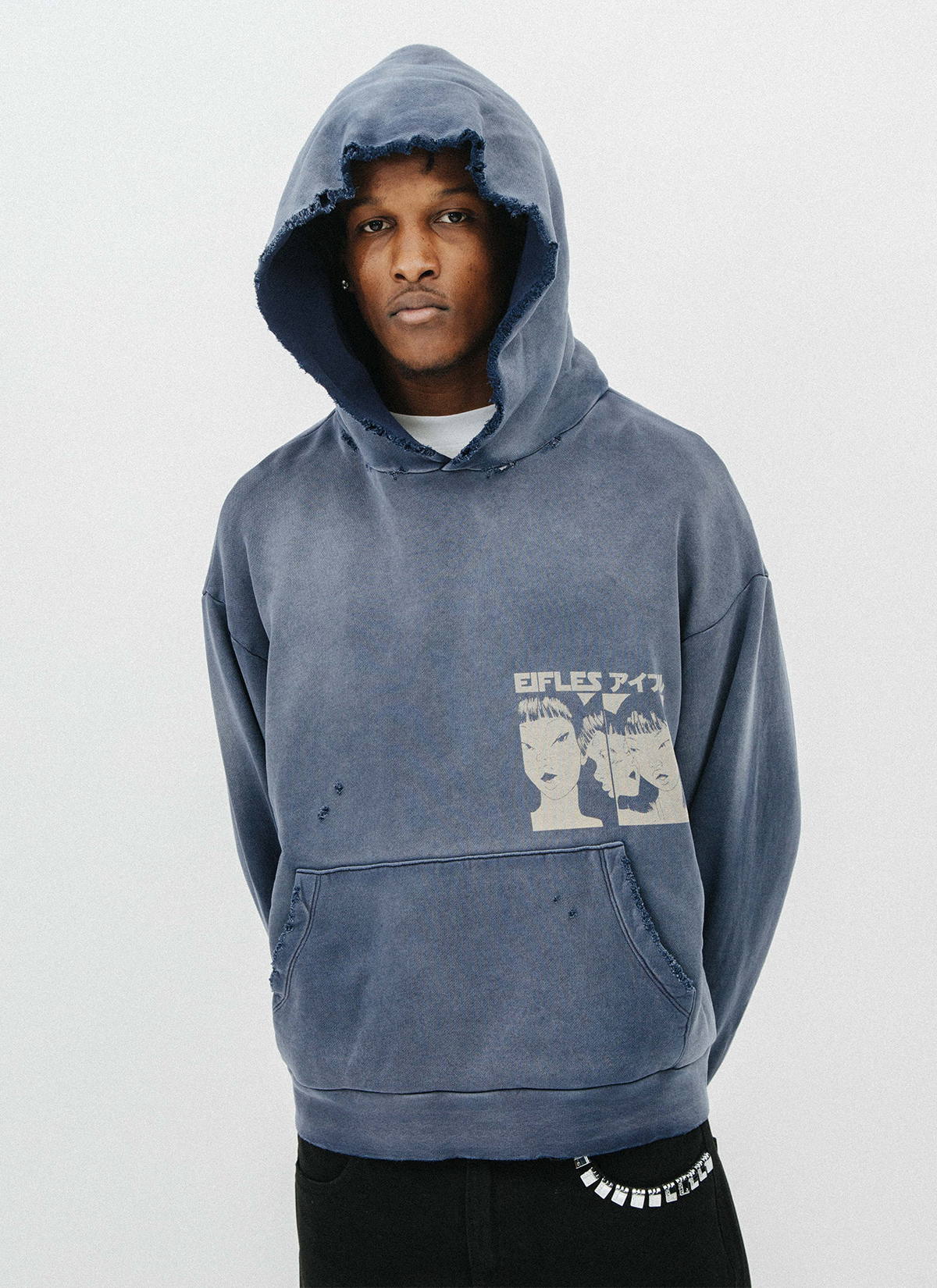 Eifles Lana Sweatshirt Vintage Blue Eifles Lana Sweatshirt Vintage Blue - Image 3 | Authenticated at Pieces Los Angeles