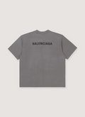 Balenciaga New Balenciaga Embroidered Vintage Tee Graphite Balenciaga New Balenciaga Embroidered Vintage Tee Graphite - Image 2 | Authenticated at Pieces Los Angeles
